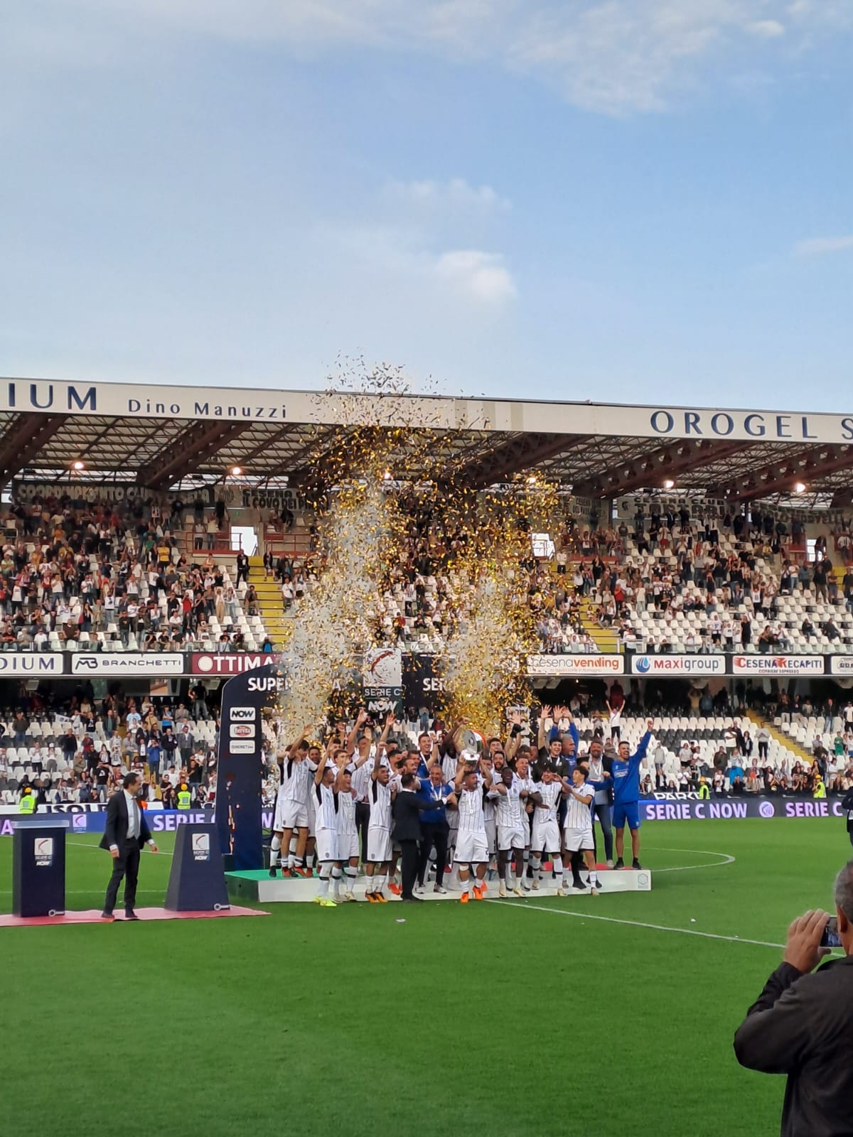 Calcio, c’é anche la Supercoppa nell’esaltante stagione del Cesena